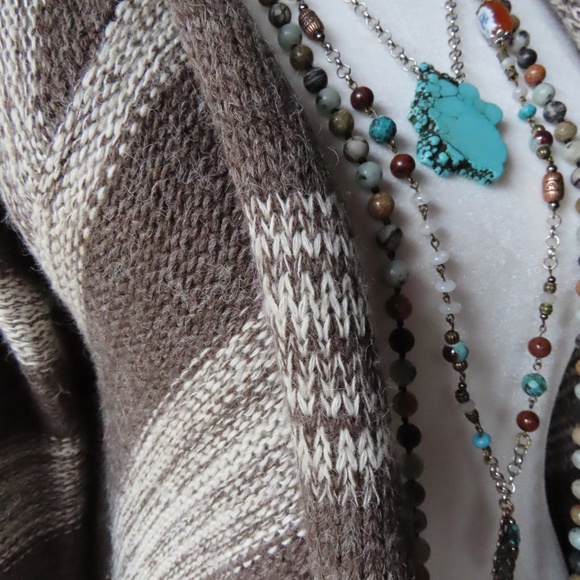 Boho fringed long cardigan sweater - Picture 2 of 8